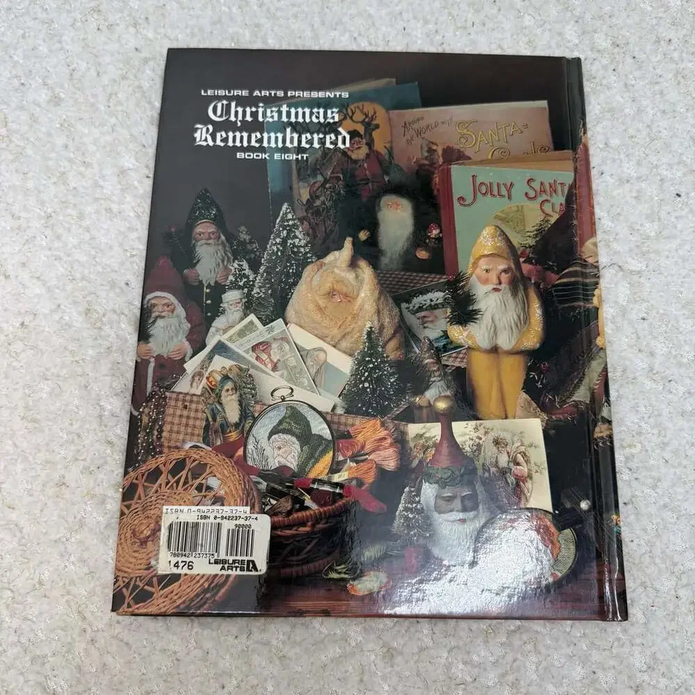 Leisure Arts Down Santa Claus Lane Hardcover Book